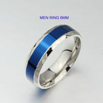 Load image into Gallery viewer, Titanium Blue Ring For Aquatic Lover Men & Women - Surf Sun Sea