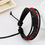 Load image into Gallery viewer, Cool Leather Surfing Waves Bracelet - Surf Sun Sea