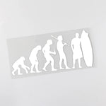 Load image into Gallery viewer, HUMAN SURFING EVOLUTION STICKER
