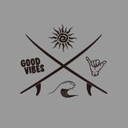 Beach Waves Car Sticker