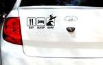 Load image into Gallery viewer, Eat Sleep Surf Car Sticker
