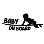 Load image into Gallery viewer, Baby On Board Sticker - Surf Sun Sea
