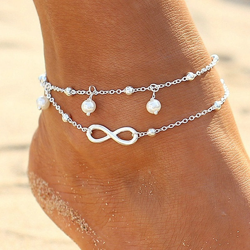 Hot Summer Beach Anklet bracelets for women - Surf Sun Sea