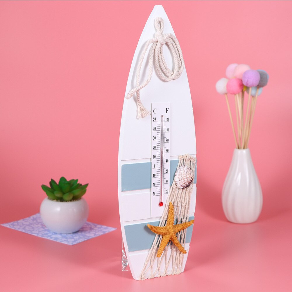 SURFBOARD THERMOMETER WALL DECOR
