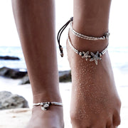 Starfish Anklet Beach Bracelet - Surf Sun Sea