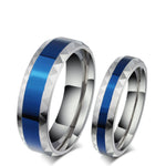 Load image into Gallery viewer, Titanium Blue Ring For Aquatic Lover Men &amp; Women - Surf Sun Sea
