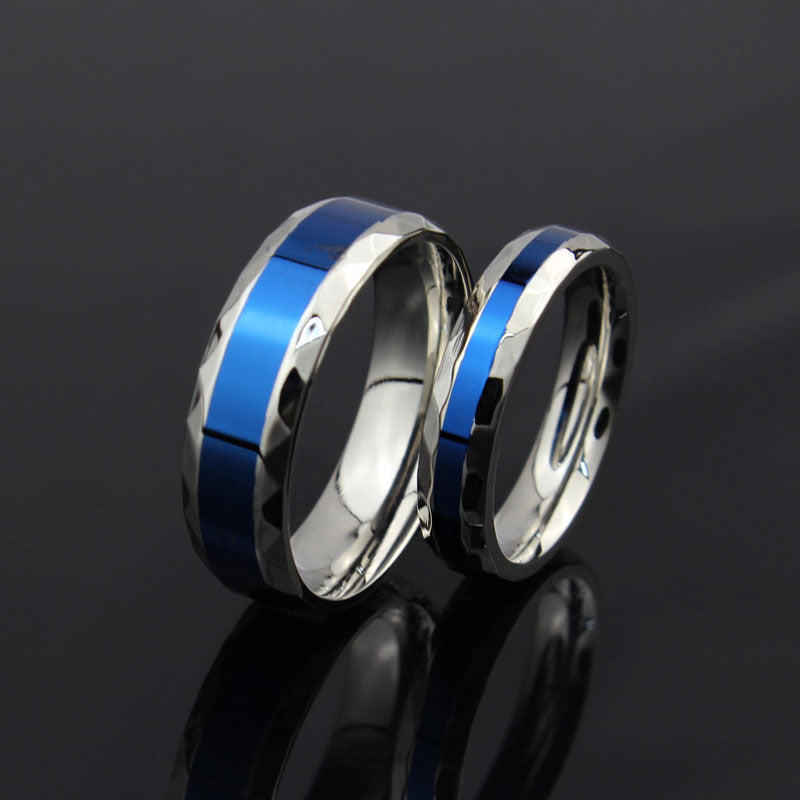 Titanium Blue Ring For Aquatic Lover Men & Women - Surf Sun Sea