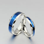 Load image into Gallery viewer, Titanium Blue Ring For Aquatic Lover Men &amp; Women - Surf Sun Sea
