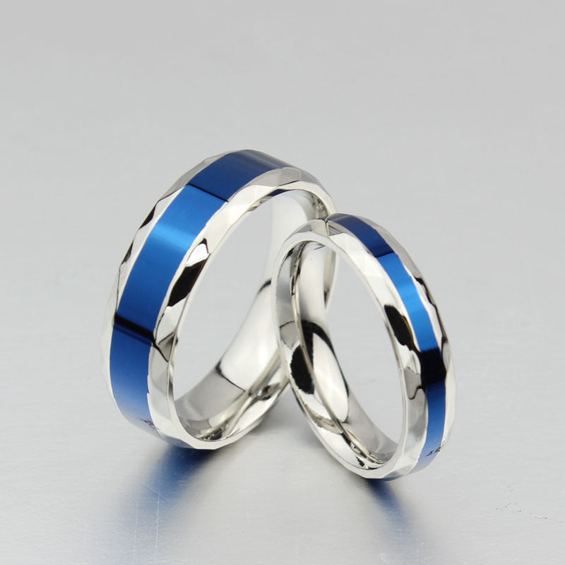 Titanium Blue Ring For Aquatic Lover Men & Women - Surf Sun Sea