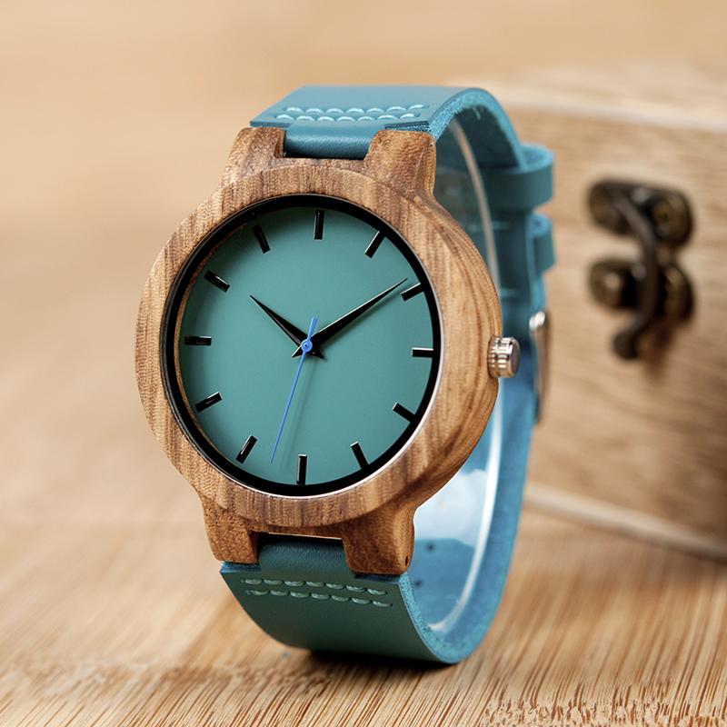 BAMBU BLUE - WOODEN WATCH - Surf Sun Sea