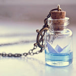 Load image into Gallery viewer, Ocean Wish Bottle Necklace
