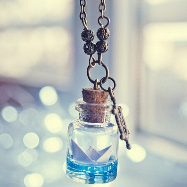 Ocean Wish Bottle Necklace