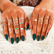 19 Pcs/ SurfSunSea™ Rings set