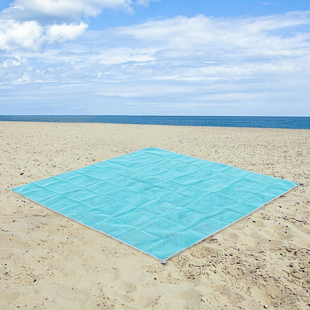 Sand Absorbing Beach Mat - Surf Sun Sea