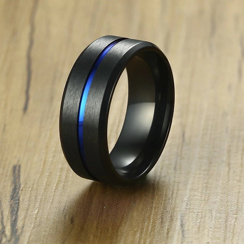 SurfSunSea Titanium Wedding Ring