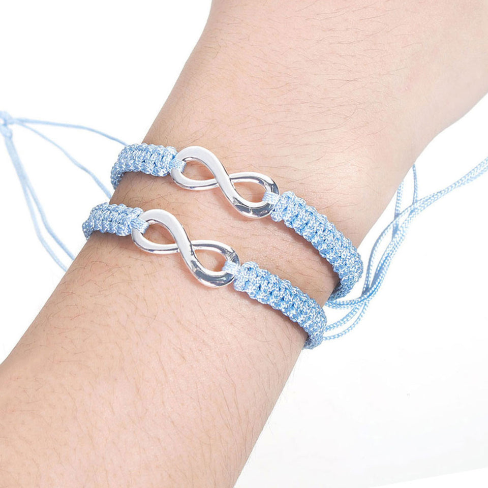 10 Friendship Bracelets Set. Martenitsa Bracelets. Pack of 10 Strings  Bracelets Bulk. Chevron Distance Bracelets with Heart or Star Bead 1mm