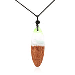 Load image into Gallery viewer, Handmade Wood Surfboard Necklace
