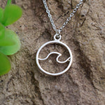 Load image into Gallery viewer, Beach Wave Necklace - Surf Sun Sea
