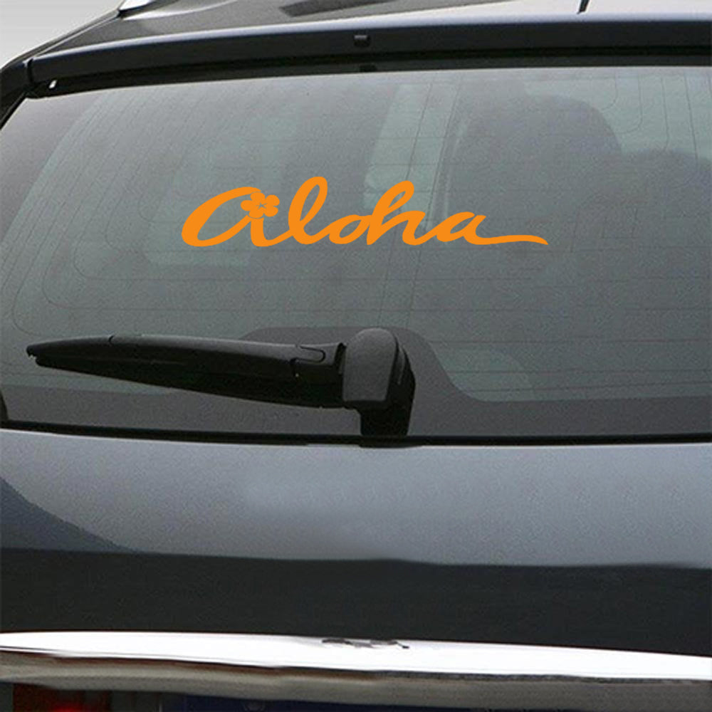 ALOHA Hawaii Sticker - Surf Sun Sea