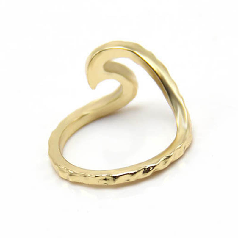 Handmade Surf Beach Waves Rings - Surf Sun Sea