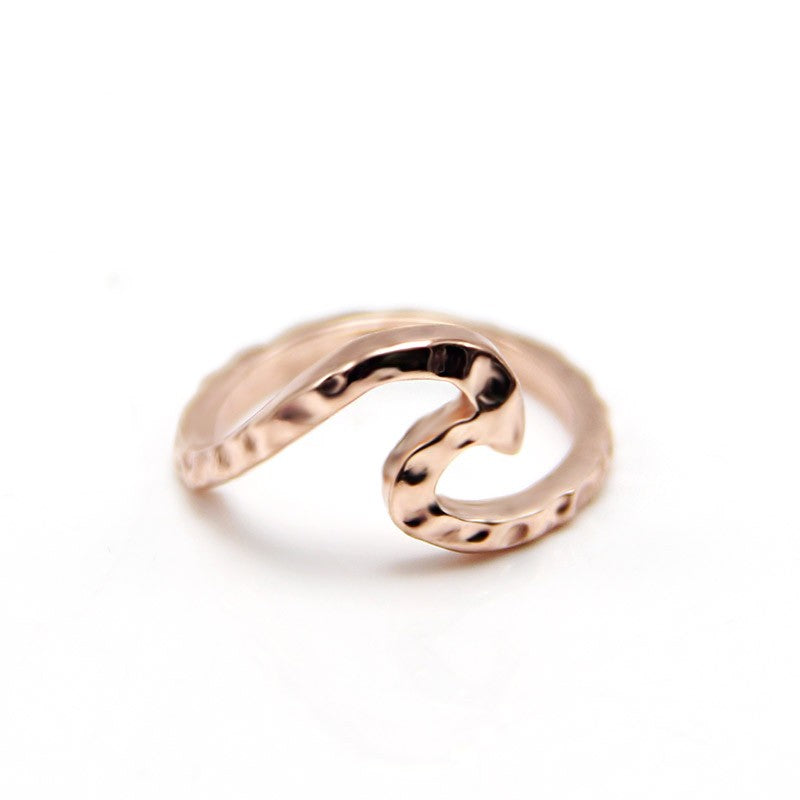 Handmade Surf Beach Waves Rings - Surf Sun Sea