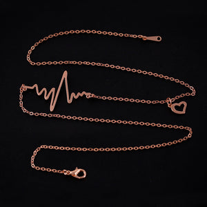 Jeulia heartbeat necklace shop