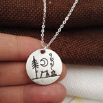 Load image into Gallery viewer, Under A Big Bright Moon Necklace

