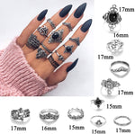 Load image into Gallery viewer, 100pcs Bohemian Knuckle Ring Set
