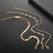 CRYSTAL SEQUIN MULTI LAYER ANKLET