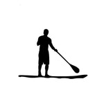 Load image into Gallery viewer, Paddling Silhouette Sticker
