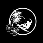 Load image into Gallery viewer, Ocean Surfing Wave Car Sticker
