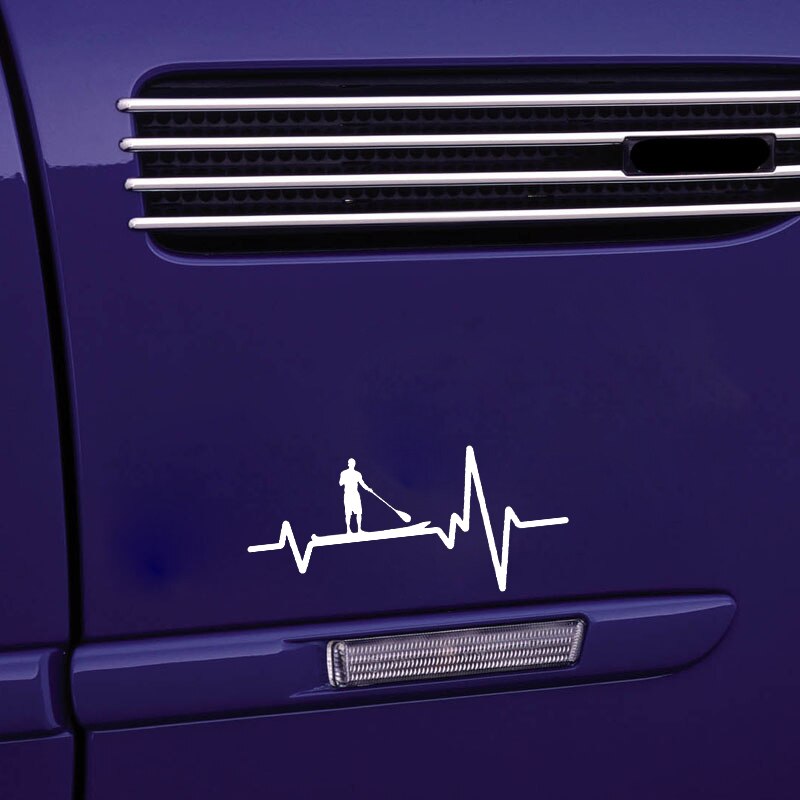MY HEART BEAT FOR PaddleBoarding Sticker