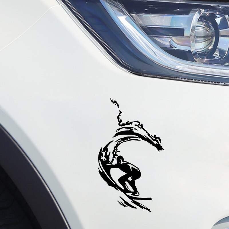 Coolest Surfer In The Sea car sticker