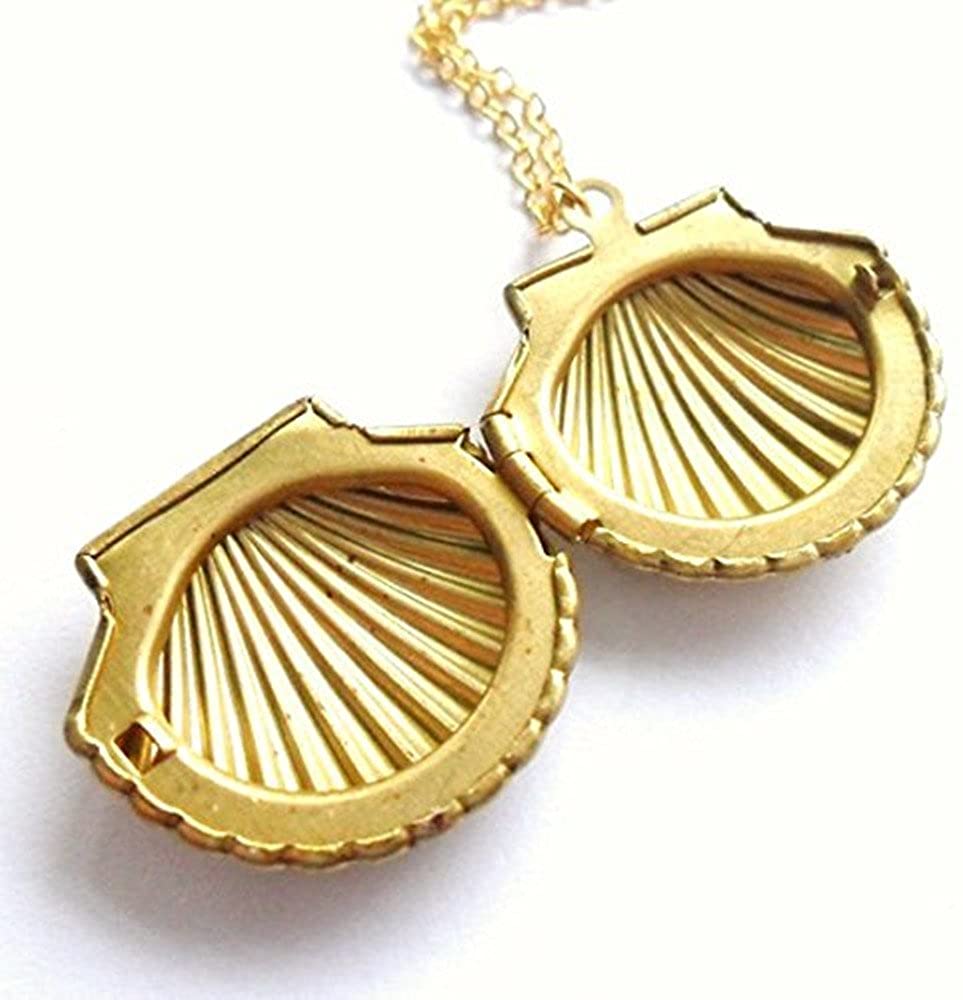 Gold Plated Sea Shell Necklace