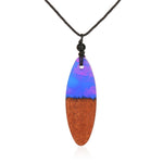 Load image into Gallery viewer, Handmade Wood Surfboard Necklace
