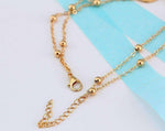 Load image into Gallery viewer, Multi-Layer Turquoise Bead Anklet
