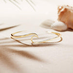 Load image into Gallery viewer, WAVE CUFF BRACELET
