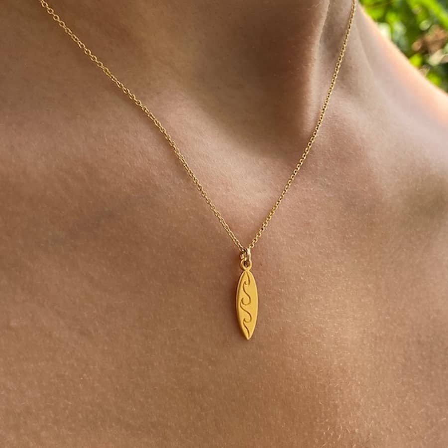 Surfboard Necklace