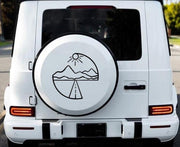 Mountain Adventure Car Sticker