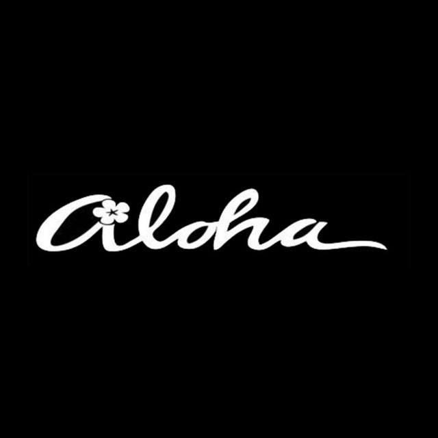 ALOHA Hawaii Sticker - Surf Sun Sea