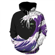 3D WAVES HOODIE FOR MEN/WOMEN - Surf Sun Sea