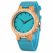 BAMBU BLUE - WOODEN WATCH - Surf Sun Sea
