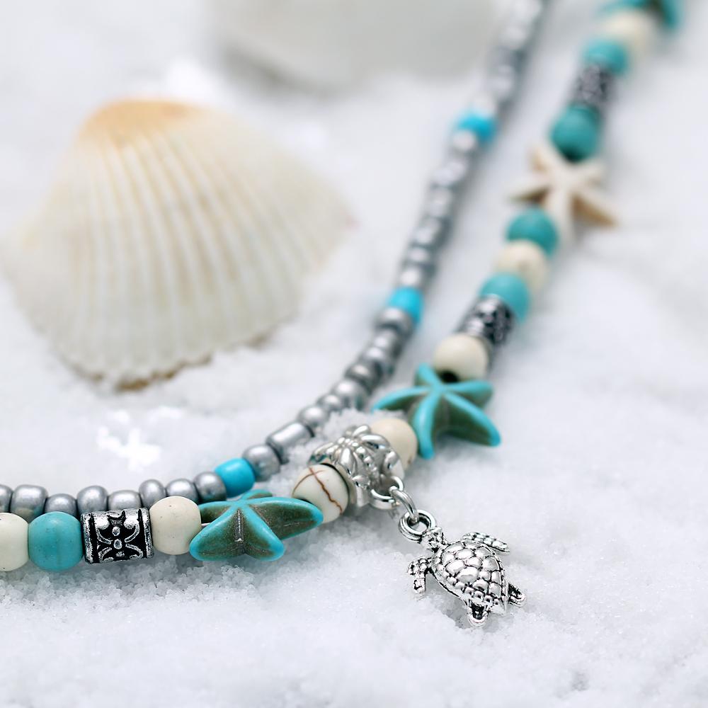 BOHEMIAN SUMMER BEACH  ANKLET - Surf Sun Sea