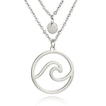 Load image into Gallery viewer, Wave Necklace for Women - Surf Sun Sea
