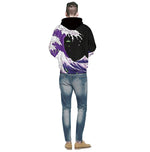 Load image into Gallery viewer, Purple 3D Drank Waves Hoodie
