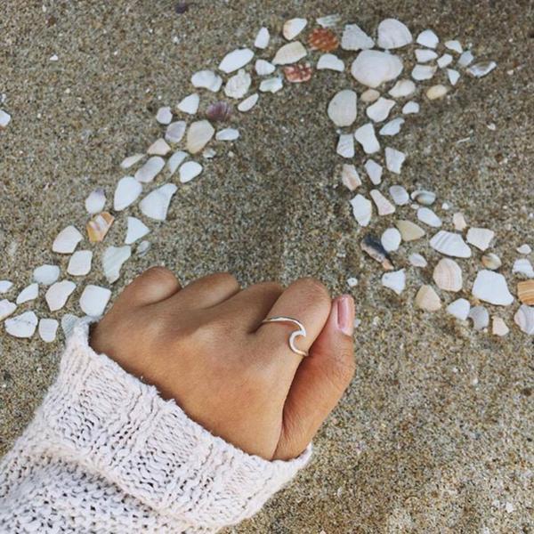 Vsco girl new arrivals wave ring