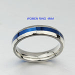 Load image into Gallery viewer, Titanium Blue Ring For Aquatic Lover Men &amp; Women - Surf Sun Sea
