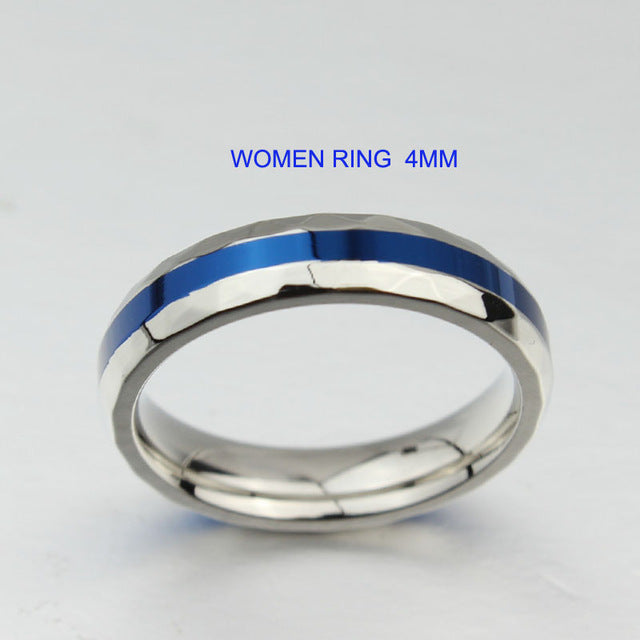 Titanium Blue Ring For Aquatic Lover Men & Women - Surf Sun Sea